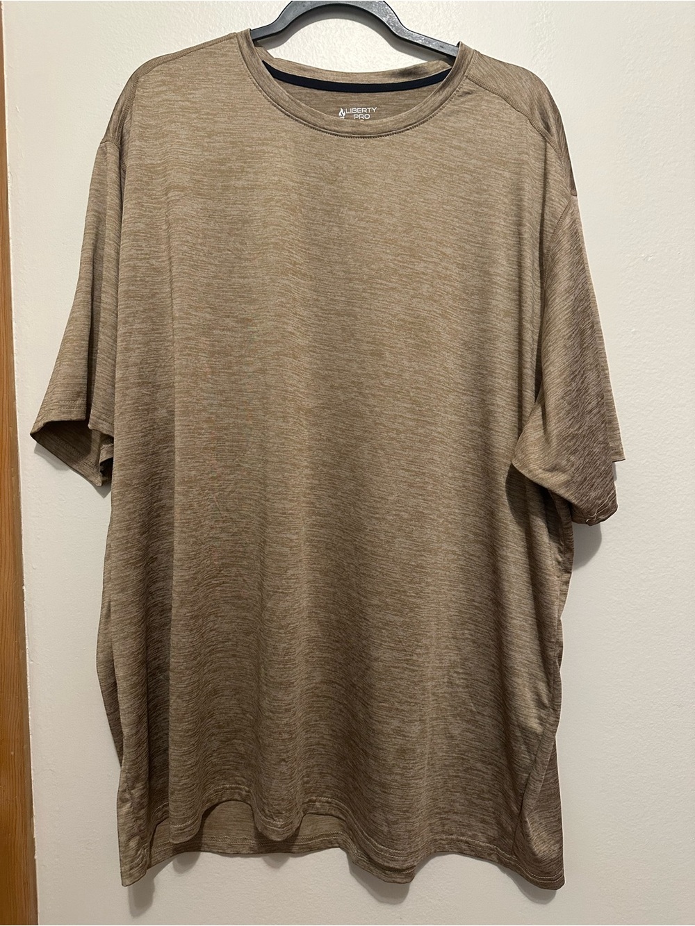 Liberty Pro Men Shirt 3XL Brown Heather Short Sleeve Athletic Tee